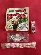 Vintage 1980’s POPEYE BUBBLE GUM CANDY PACKS  Unopened  Lot Of 4 picture