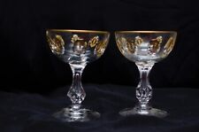 Tiffin Franciscan Palais Versailles Set of 2 Champagne/Sherbet or Wine Glasses picture