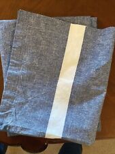Vintage Tommy Hilfiger Denim Pillowcase Sham Jeans Standard Size Pair Set Of 2 picture