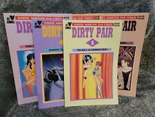 Dirty Pair #1-5 Complete 1994 Anime Manga Viz Comics #1 2 3 4 5 VF/NM Lot Set picture