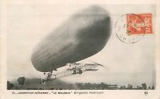 Postcard RPPC 1910 Baldwin Airship Dirigasle France 23-7642 picture