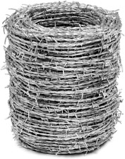 Real Barbed Wire 328Ft (100M) 16 Gauge 4 Point - Great for Crafts picture