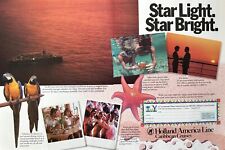 1987 HOLLAND America Line Caribbean Cruises Wish Upon a Star PRINT AD picture