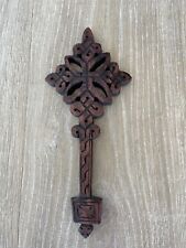 Vintage Wooden Ethiopian Hand Carved Cross 11