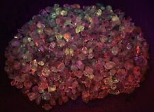500 GM Ultra Rare Fluorescent Petroleum Diamond Quartz Crystals Lot Frm Pakistan picture