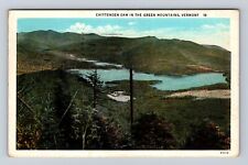 VT-Vermont, Aerial Chittenden Dam In The Green Mountains Vintage c1936 Postcard picture