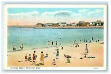 1930 Bathing Beach Rockport Massachusetts MA Posted Vintage Postcard picture