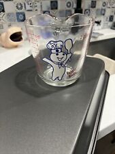 Vintage Pillsbury Doughboy Poppin Fresh 2 Cup Measuring Glass Anchor Hocking picture