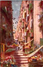 Napoli Italy - Pallonetto Santa Lucia DB Unposted 1907-1915 Antique Postcard picture