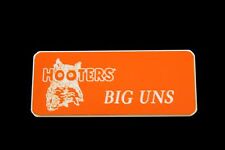 Hooters Uniform Big Uns Name Tag Nametag Waitress Bartender Badge Pin  picture