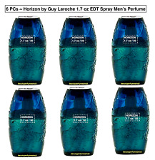 Lot of 6 Pc - Horizon by Guy Laroche 1.7 oz Eau de Toilette Spray Men's Perfume picture