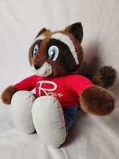 VINTAGE 1987 ROGER THE RACCOON PLUSH  15”  Rogers Dept Store Mascot Applause picture