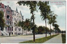 Lake Shore Drive Chicago Illinois Vintage Postcard Street View picture