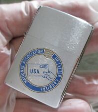 Vintage 1979 Zippo Lighter - NATIONAL ASSOCIATION OF LETTER CARRIERS picture