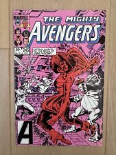 The Mighty Avengers # 245 VF- July 1984 Marvel Comics Captain Marvel picture