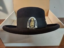 Vintage St Louis Masonic Royal Order Of Jester's Court 81 Hat 7 1/4 + Box picture
