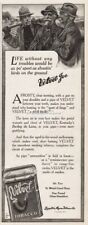 1915 Velvet Joe Pipe Tobacco Liggett & Myers TIn Hunting Burley de Luxe Art Ad picture