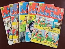 Vintage Comic Book Lot Archie’s Joke Book 1968-1971  Please See Pictures  picture