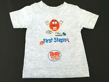 ✅ RARE Mars Inc. M&M World Las Vegas First Steps Baby Infant Shirt Size 6 M picture