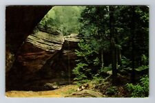Bloomingville OH-Ohio, Ash Cave, Hocking Hills State Park Vintage Postcard picture
