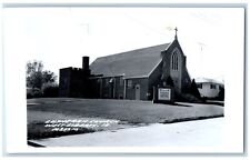 West Liberty Iowa IA Postcard RPPC Photo Lutheran Church Unposted Vintage picture