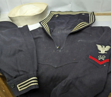 Antique WW 11 U.S. Navy Wool Uniform Top & Hats picture