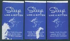 Vintage Baltimore Chesapeake Ohio Railroad Pillow Tag Lot Sleep Like A Kitten RR picture
