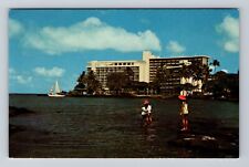 Honolulu HI-Hawaii, Naniloa Surf, Antique, Vintage Postcard picture