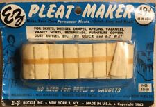 Vintage E Z Buckle Pleat Maker 1962 Sewing New In Sealed Package picture