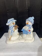 Animated Singing Snowman Couple Christmas picture