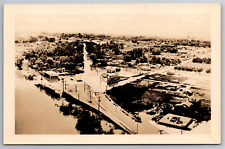 RPPC Postcard Kennewick WA Flood Entering Hwy 410 May 13, 1948 Disaster Photo picture