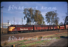 R DUPLICATE SLIDE - Rock Island RI 406 FP-7 Action on Freight picture