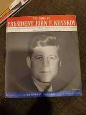 1961 JOHN F KENNEDY JFK 45 Record INAUGURAL SPEECH Takes THE OATH of President picture