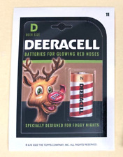 2022 TOPPS WACKY PACKAGES DECEMBER DEERACELL CARD 11 picture