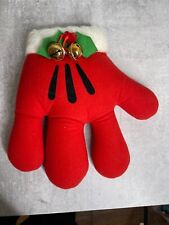 Disneyland Disney World Mickey Mouse Red Hand Glove Mitt Christmas Holiday decor picture