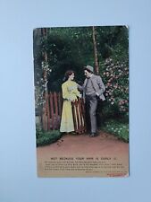 Bamforth Postcard Happy Couple In Love Romance Posted Norwalk Ohio 1910 picture