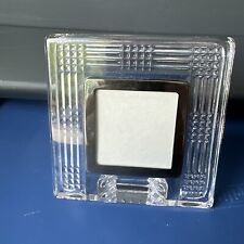 Waterford Crystal 4 1/2 inch Square Picture Holder picture