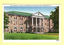 Junior Hall Dormitory Madison College Harrisonburg Virginia 1920's Postcard picture