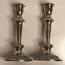 Vintage 25 cm Large Silver Plated Candelabras x 2 picture
