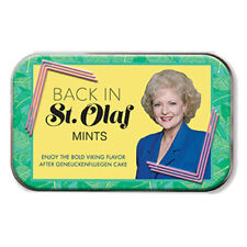 Boston America - Golden Girls Mints Tin - BACK IN ST. OLAF MINTS (Rose) - New picture