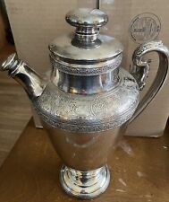 Antique Wilcox Silver Plated Cocktail Shaker /Bar Ware 12.5 Inches picture