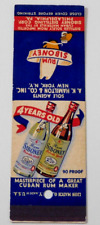 RUM SIBONY MATCHBOOK COVER * FROM CUBA picture