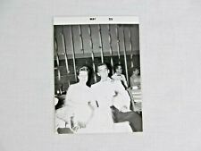 Girl In Prom Dress Boy In Tuxedo B&W Photograph 2.25 x 3.25 picture