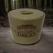 Vintage Shedd's Spread Country Crock Advertising Ceramic Cookie Jar Stoneware picture