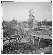 Confederate fortifications,Potter house,Atlanta,Georgia,American Civil War,1864 picture