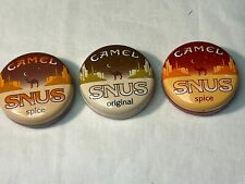 3 Vintage CAMEL SNUS Spice and Original Tins Empty picture