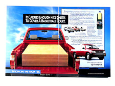 1993 Toyota T 100 Truck Vintage Centerfold Original Print Ad 16 x 11