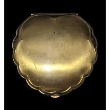 Vintage American Beauty Gold Scalloped Compact (Empty) picture