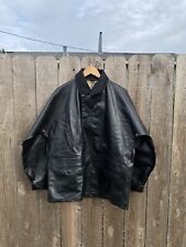Vintage British 1940s Leather Coat picture