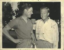 1940 Press Photo Byron Nelson & Clayton Heafner at Miami Open Golf Tournament picture
